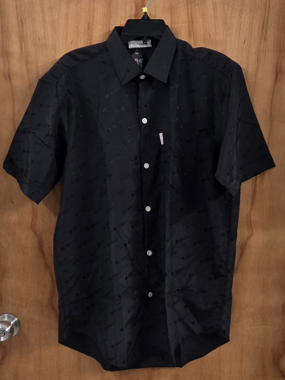 BLACK MEN'S SHIRT TABANI